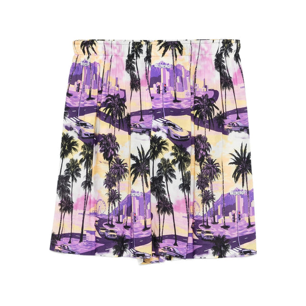 Balenciaga Shorts? Balenciaga Purple Shorts - Bermuda Shorts Men Everyday Lightweight Designer Shorts