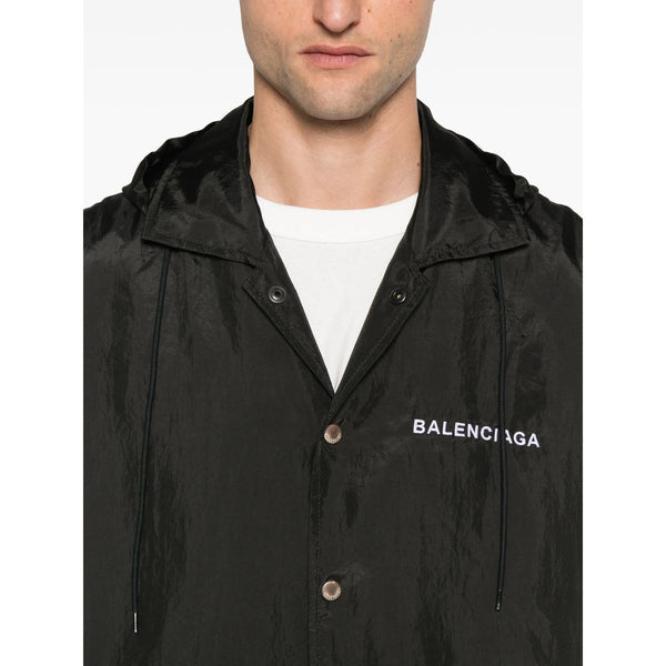 Balenciaga Jackets? Balenciaga Black Jackets - Hooded Jackets Men Luxury Designer Outerwear Jacket