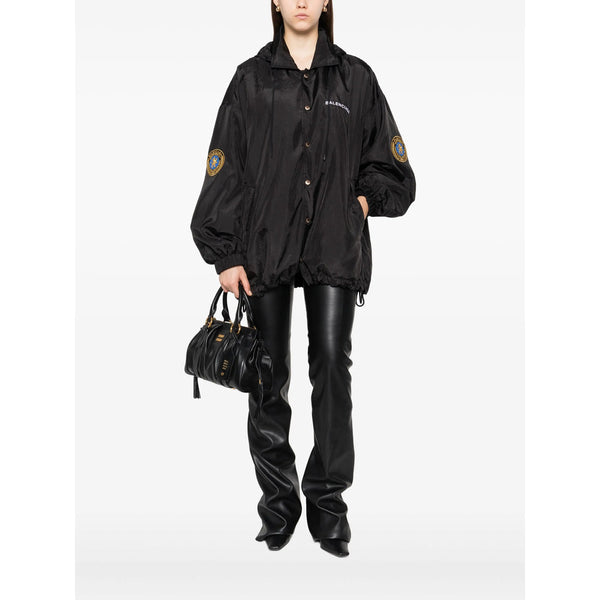 Balenciaga Jackets- Balenciaga Black Jackets - Hooded Jackets Men Premium Casual Designer Jacket