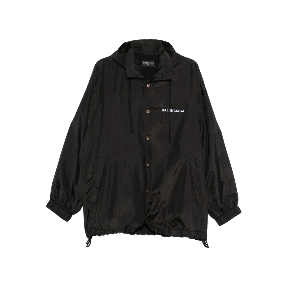 Balenciaga Jackets? Balenciaga Black Jackets - Hooded Jackets Men Luxury Designer Outerwear Jacket