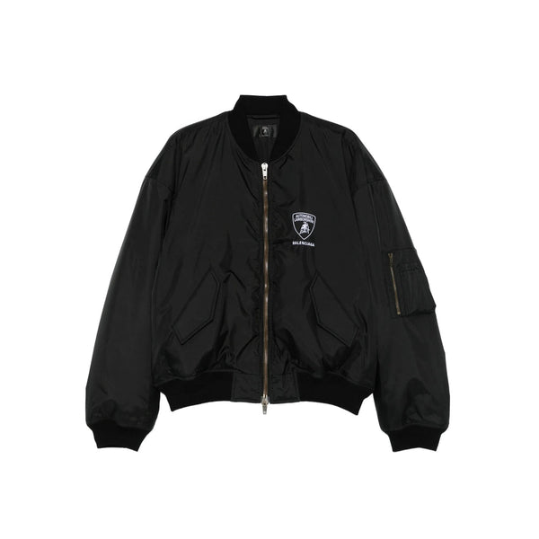 Balenciaga Jackets- Balenciaga Black Jackets - Bomber Jackets Men Luxury Designer Outerwear Jacket
