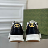 Gucci stone beige luxury sneakers view 4 classic court silhouette