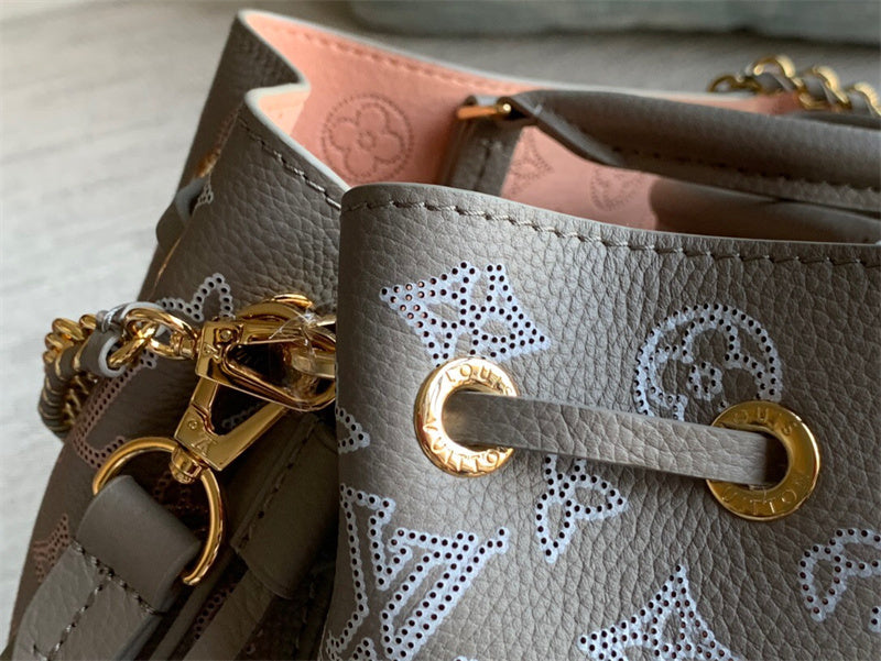 Curated satchel carried on shoulder