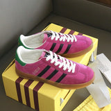 Gucci sneakers detailed view showing premium designer craftsmanship