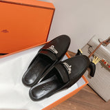 Hermes shoes Style 308 - angled studio shot (alternate angle)