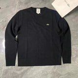 Front view of Lacoste luxury clothing with logo-detail design