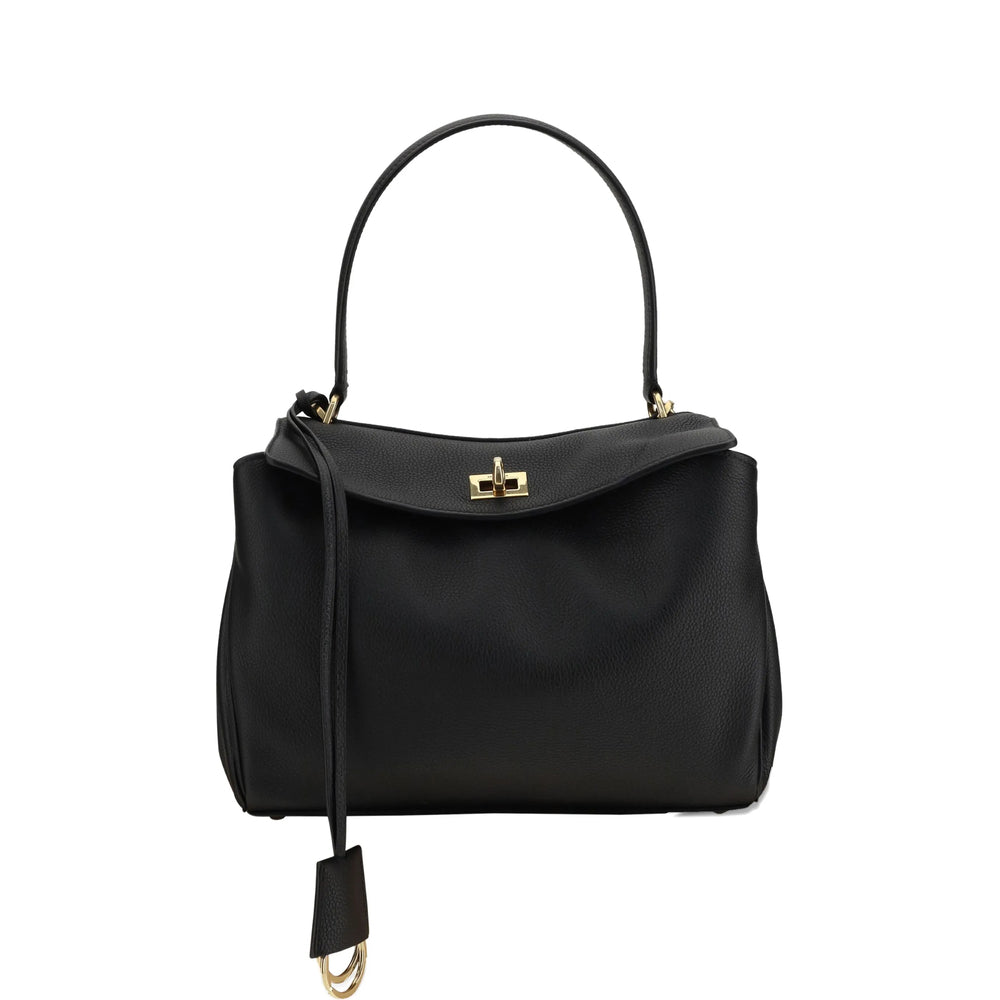 Balenciaga Bags- Balenciaga Black Shoulder Bags Women Elegant Everyday Designer Handbag