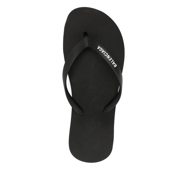 Balenciaga Shoes Balenciaga Black Flip-Flops & Slides Women Comfortable Everyday Designer Shoes