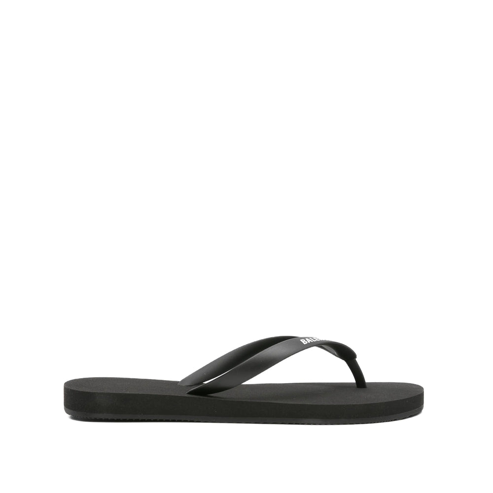 Balenciaga Shoes Balenciaga Black Flip-Flops & Slides Women Comfortable Everyday Designer Shoes