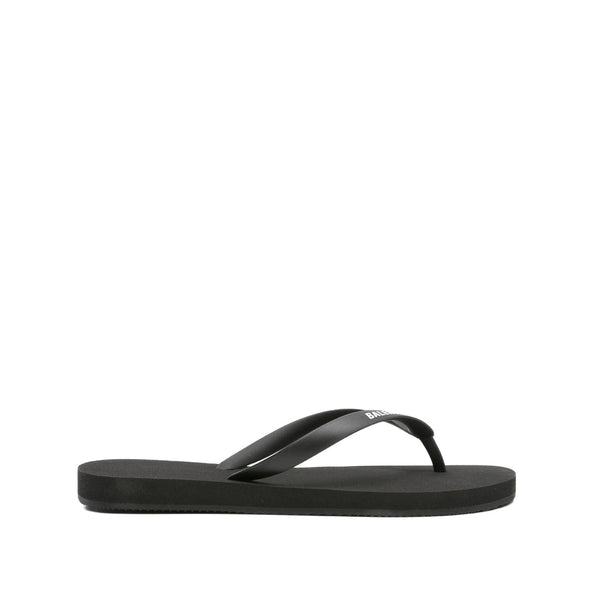 Balenciaga Shoes Balenciaga Black Flip-Flops & Slides Women Comfortable Everyday Designer Shoes