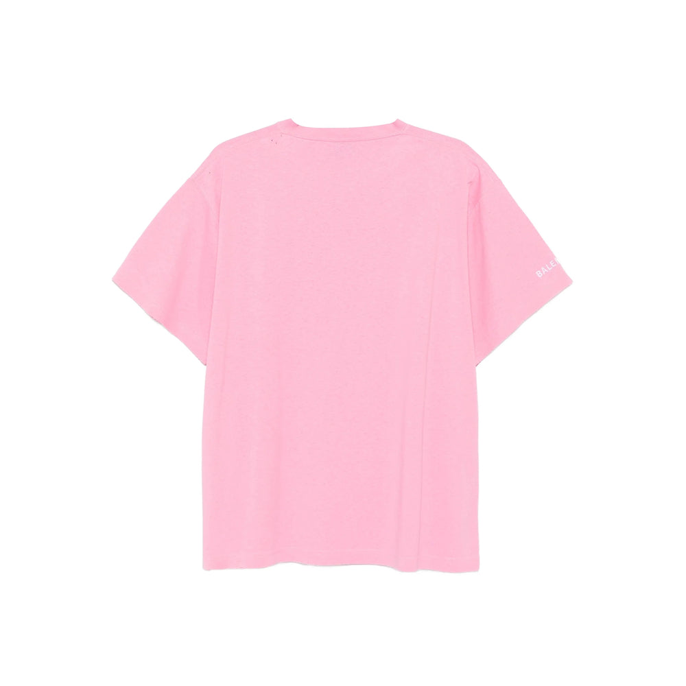 Balenciaga T-Shirts? Balenciaga Pink T-Shirts & Vests - T-Shirts Men Casual Everyday Designer Tee