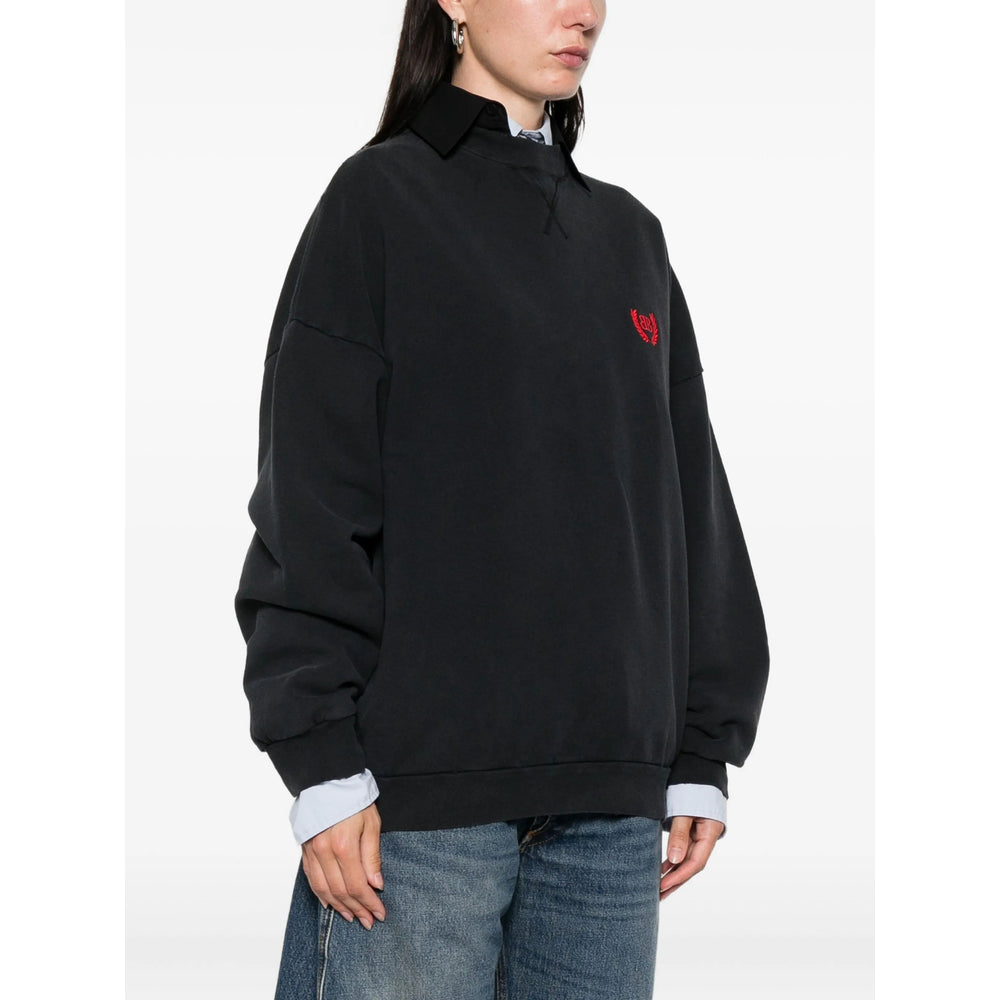Balenciaga Hoodies? Balenciaga Black Tops - Sweatshirts Women Comfortable Luxury Streetwear Hoodie