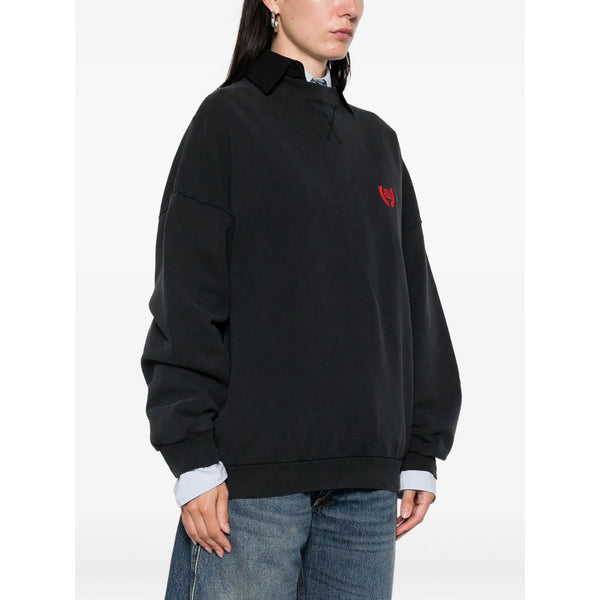 Balenciaga Hoodies? Balenciaga Black Tops - Sweatshirts Women Comfortable Luxury Streetwear Hoodie