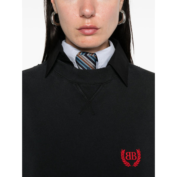 Balenciaga Hoodies- Balenciaga Black Tops - Sweatshirts Women Comfortable Luxury Streetwear Hoodie