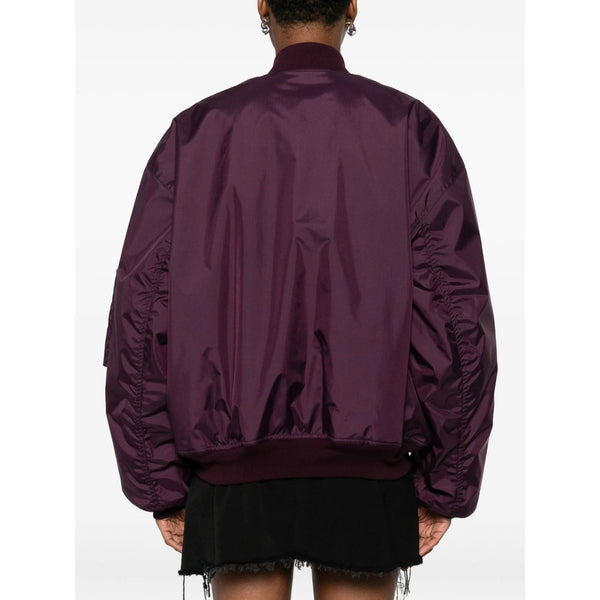 Balenciaga Jackets? Balenciaga Purple Jackets - Bomber Jackets Women Premium Casual Designer Jacket