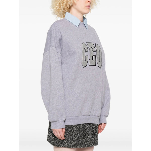 Balenciaga Hoodies- Balenciaga Grey Tops - Sweatshirts Women Comfortable Luxury Streetwear Hoodie