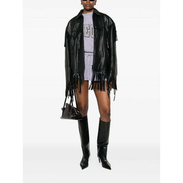 Balenciaga Jackets- Balenciaga Black Jackets - Leather Jackets Women Luxury Designer Outerwear Jacket