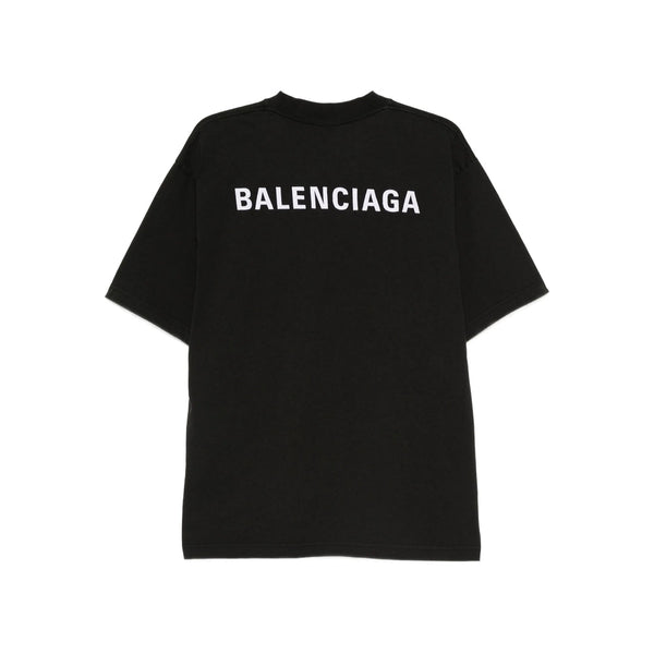 Balenciaga T-Shirts- Balenciaga Black T-Shirts & Vests - T-Shirts Men Premium Designer Cotton T-Shirt