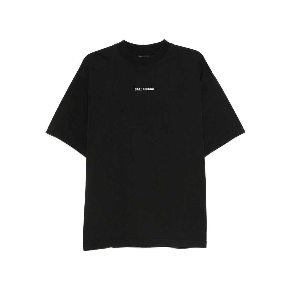 Balenciaga T-Shirts- Balenciaga Black T-Shirts & Vests - T-Shirts Men Premium Designer Cotton T-Shirt