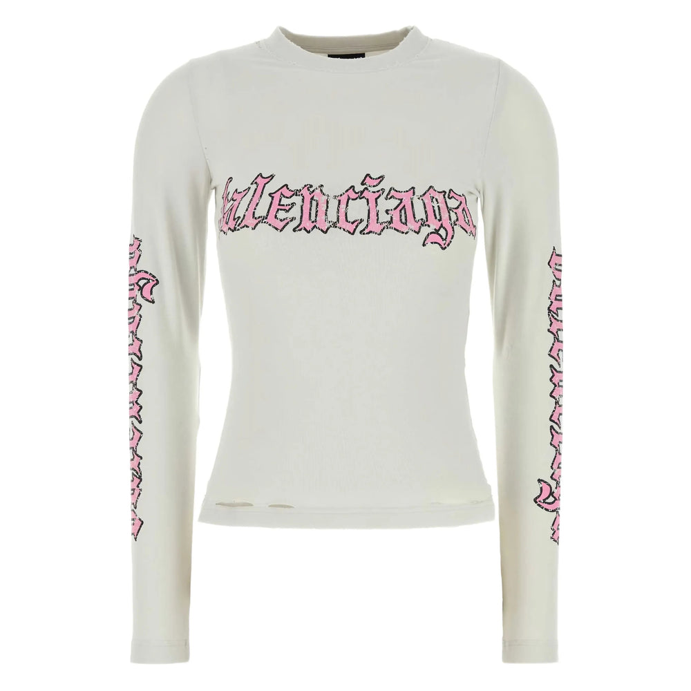 Balenciaga T-Shirts? Balenciaga White Tops - T-Shirts & Jerseys Women Premium Designer Cotton T-Shirt