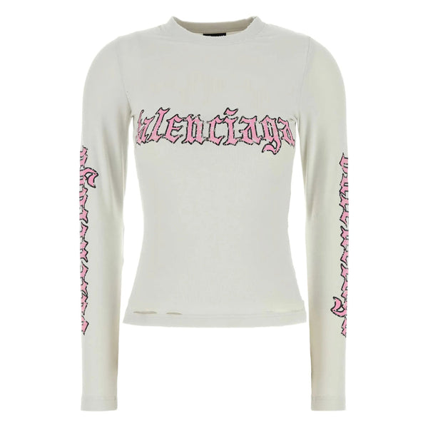 Balenciaga T-Shirts? Balenciaga White Tops - T-Shirts & Jerseys Women Premium Designer Cotton T-Shirt