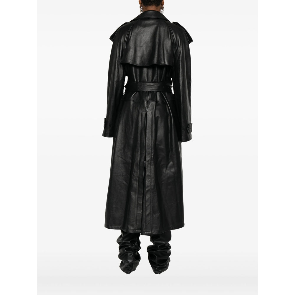 Balenciaga Accessories? Balenciaga Black Coats - Leather Coats Women Luxury Designer Fashion Accessory