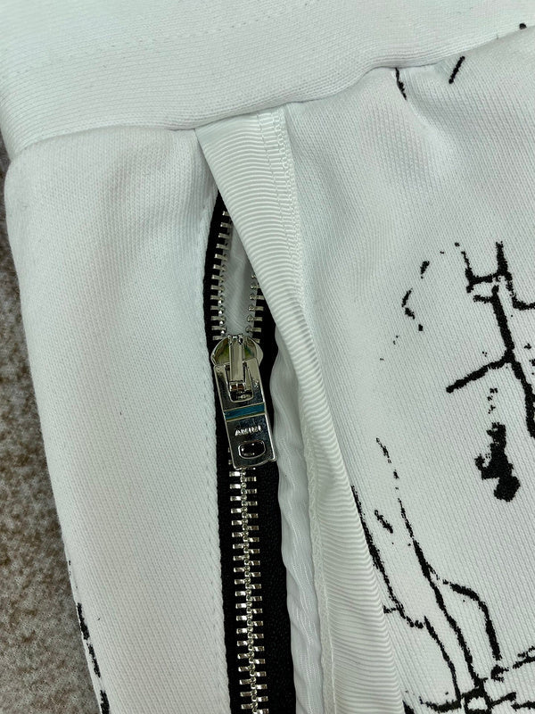 Close-up of Amiri t-shirt craftsmanship