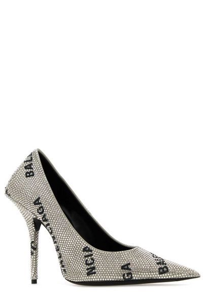 Balenciaga Shoes? BALENCIAGA Pointed Square Knife Pumps - 11cm Heel Comfortable Everyday Designer Shoes