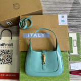 Front view of sleek modern women's handbag – women's designer-style accessory