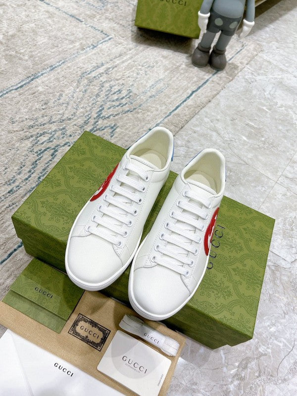 Gucci muted earth tones luxury sneakers view 8 everyday casual design