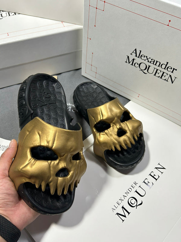 Alexander McQueen Camel Classic Ballet Flats - Front View