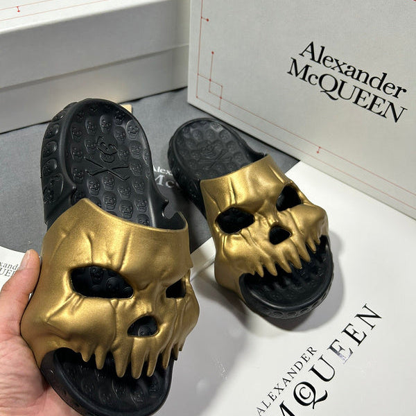 Alexander McQueen Camel Classic Ballet Flats - Front View