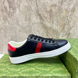 Gucci all-black luxury sneakers view 5 everyday casual design