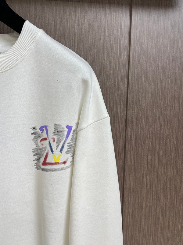 Full styled look of Louis Vuitton luxury clothing with tailored silhouette