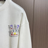 Full styled look of Louis Vuitton luxury clothing with tailored silhouette
