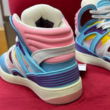 Gucci sneakers detailed view showing premium designer craftsmanship