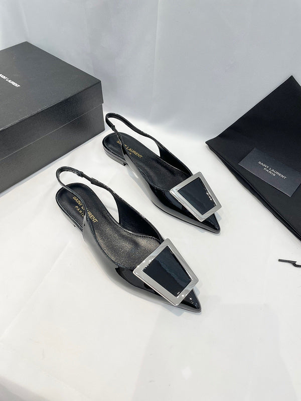 Saint Laurent shoes front view designer style