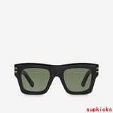 Close-up detail view of Louis Vuitton unisex sunglasses
