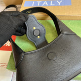 Close-up detail of sleek classic women's handbag – women's designer-style accessory