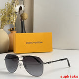 Angled view of Louis Vuitton unisex sunglasses