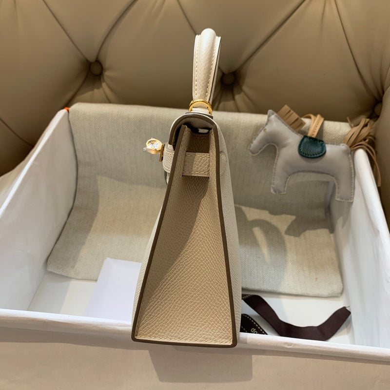Elegant bag shown from front angle