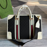 Close-up detail of classic bag design