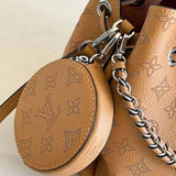 Handle and strap detail of signature everyday-luxe women's handbag – women's premium purse