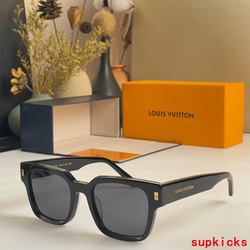 Lifestyle view of Louis Vuitton unisex sunglasses