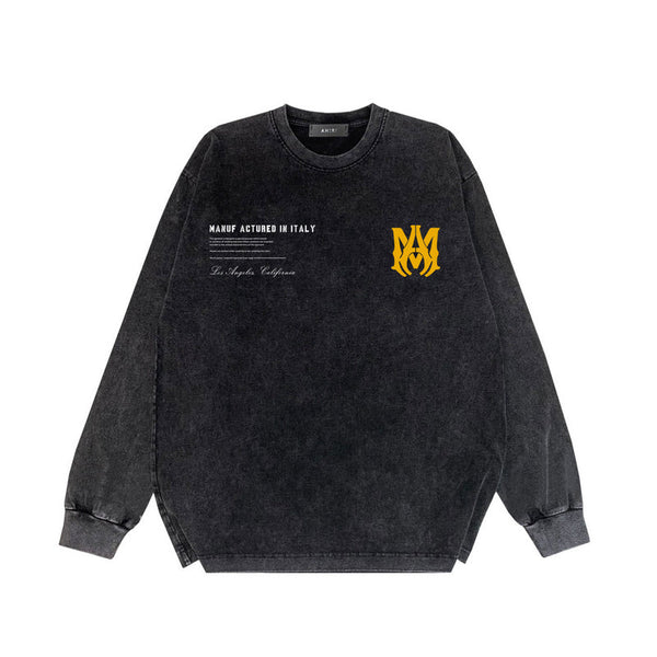 Close-up detail view of Amiri luxury piece style No.168