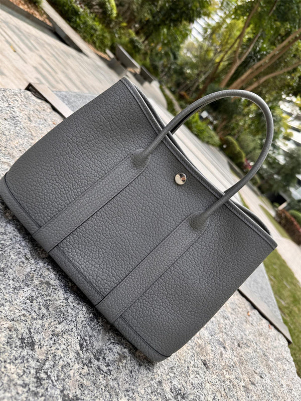 Statement bag shown from front angle
