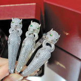 Side view of Cartier unisex jewelry piece