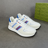 Gucci tonal black luxury sneakers view 9 classic court silhouette