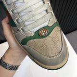 Gucci clean off-white luxury sneakers view 7 premium leather build