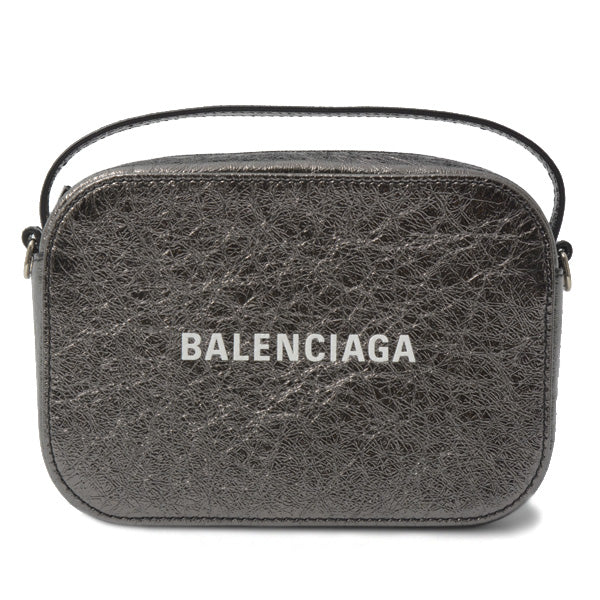 Side view of Balenciaga handbag Gray premium designer bag